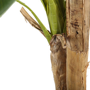 โรงงานจีนพืชประดิษฐ์ต้นกล้วยใบใหญ่สำหรับผลิตภัณฑ์ตกแต่งบ้านใบต้นกล้วยปลอมกระถาง - Product Image 5