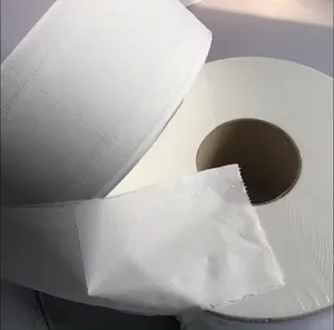 Custom 12 Rolls Large Manufacturers Business Virgin Pulp Jumbo Roll Tissue Roll Toilet Paper For Hotel Restaurant