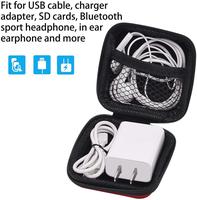 Bestpackaging portátil auricular cargador adaptador EVA carcasa dura viaje impermeable cremallera almacenamiento caso bolsa caja