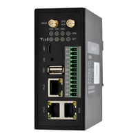 Gateway Industrial 4G LTE IoT, Dispositivo de Computación de Borde con RS485 RS232 Serial a Ethernet, Router Modbus MQTT para Agua Inteligente y Fábricas