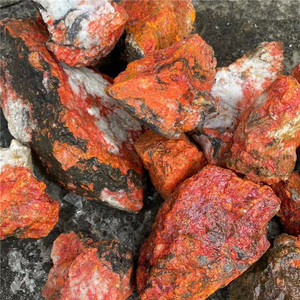 Vendita calda di alta qualità Semi preziose pietre grezze gemma naturale rosso ruvido Realgar <span class=keywords><strong>pietra</strong></span> per la vendita - Product Image 6