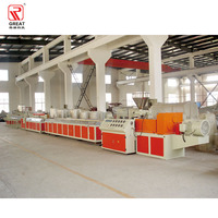 Hersteller PVC WPC Kunststoff profil produktion linie verwendet holz kunststoff rahmen maschinen linie