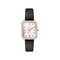 Montre pour femme Scottie 9195, tendance moderne, cadran fleuri, acier inoxydable, résistante à l'eau, quartz, logo personnalisé