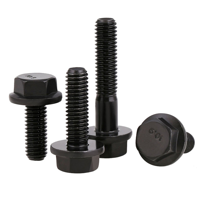 A193 B8M Class 1 Stainless Steel Flange Bolt DIN6921 Standard Plain Finish 1" X 5" SOKUN Brand