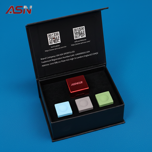 <span class=keywords><strong>Craie</strong></span> de billard R-QK ASN Premium, lot de 3 avec étui métallique magnétique, choisissez n'importe quelles 3 couleurs, antidérapante, sans poussière, ensemble d'accessoires de billard - Product Image 4
