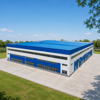 Ateliers et entrepôts préfabriqués en structure métallique légère de conception moderne, fournis par Shandong, avec services de soudage/pliage
