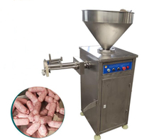 Remplisseuse et tordue de saucisses en acier inoxydable, ligne de production de machine de fabrication de saucisses