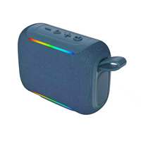 Mini Altavoz Bluetooth con Batería Extraíble, Altavoz de Audio Portátil con Luz RGB, Radio FM TWS, Mini Boombox Inalámbrico para Exteriores