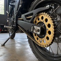 Kit de pignons de chaîne 428HPO 14T 44T pour moto tout-terrain Yamaha KTM Honda Dual Sport, jeu de transmission scellé avec joint torique