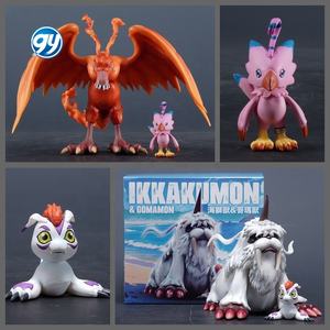 Set de Figuras Digimon Ikkakumon Unimon Gomamon <span class=keywords><strong>Leomon</strong></span> Birdramon Biyomon, Modelo Coleccionable de Anime, Estatua, Adorno, Manualidades de Plástico - Product Image 5