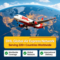 Transitaire aérien express DHL, agent 1688, service de messagerie international, agent d'expédition mondial, logistique rapide et fiable