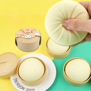 <b>Squishy</b> Dumpling Sensory Toys <b>Squishy</b> Stress Relief Fidget Easter Gifts for Kids Adults Anxiety Squeeze Toy Stuffers for Teens - Product Image 2