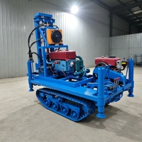 Foreuse compacte diesel 120 m pour puits d'eau avec forage rotatif rapide pour l'approvisionnement en eau domestique