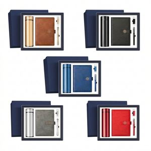 Best Sale Custom Logo Corporate Gift <b>Set</b> 4-in-1 Employee Onboarding Kit <b>Notebook</b> <b>Pen</b> Thermos Gift <b>Set</b> for Company Welcome Gifts - Product Image 2