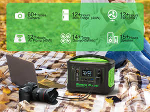Wholesale 600W 110V/220V Outdoor <b>Camping</b> Emergency Rechargeable Battery Backup Portable Power Station 600W/568Wh Multi-function - Product Image 5