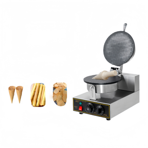 Commercial Cone Baker Electric Non-stick <b>Waffles</b> <b>Maker</b> Double Head Egg Roll Mold Ice Cream Cone <b>Maker</b> - Product Image 2