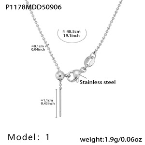 Ciondolo da Donna Mili Cross-Border in <span class=keywords><strong>Acciaio</strong></span> Inossidabile Placcato Oro 18K PVD con Zirconi 5A, Nuovo Modello, per Anniversario, Ciondoli e Charms alla Moda - Product Image 6