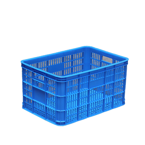 Caja de Plástico de Malla Resistente y Reutilizable para Almacenamiento de Frutas, Caja de Transporte - Product Image 3