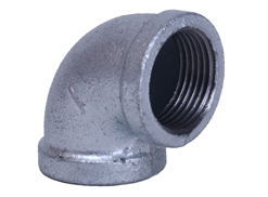 Phụ Kiện Đường Ống Sắt Dễ Uốn, Phụ Kiện Đường Ống Khuỷu Tay Bằng Vật Liệu Ren BS NPT - Product Image 3