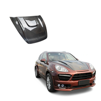 Nouveau capot moteur avant en fibre de carbone style Ham pour Cayenne 958 2011-2014, fixation par boulons, 100% compatible, pièces automobiles