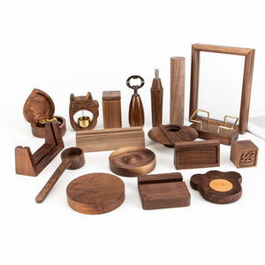Jin'an Bamboo And Wood Walnut Wood Home Decor Carved Creative <b>Ornaments</b> For Office Space - Product Image 2