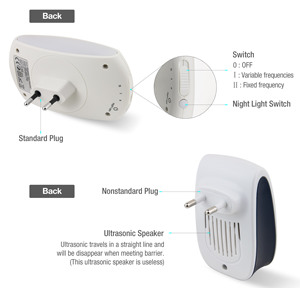 Sản phẩm mới thông minh kiểm soát dịch hại phun rat Pest Repeller siêu âm repelente de mosquitos Insect Repellent thiết bị sản xuất - Product Image 5