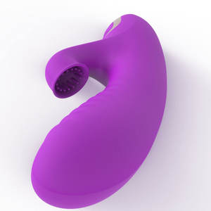 Klitoris-Leck-Stimulator mit Stoß- und Vibrationsfunktion, 3-in-1 Nippel-Klitoris-Stimulator G-Punkt-Vibrator Analplug - Product Image 2