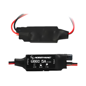 Hobbywing-Module régulateur d'air haute tension <span class=keywords><strong>5A</strong></span> <span class=keywords><strong>Ubec</strong></span> V2 2-8S 5V 6V 7.4V <span class=keywords><strong>5A</strong></span> BEC réglable pour pièces de voiture RC - Product Image 1