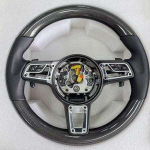 Volante in Carbonio Personalizzato Direttamente dalla Fabbrica per Cayenne Macan Panamera <span class=keywords><strong>Taycan</strong></span> 911 971 986 991.1 - Product Image 6