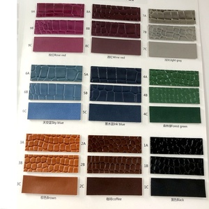 Parlak yüzey suni deri timsah tasarım vinil deri kumaş timsah duvar kağıdı, çanta yapma - Product Image 5