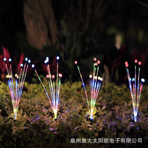 Luces Solares de Jardín, Guirnalda de Luces LED para Decoración Exterior con Panel Solar de 12V 3W - Product Image 2
