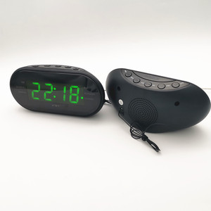Reloj <span class=keywords><strong>Despertador</strong></span> Electrónico LED Silencioso con Radio <span class=keywords><strong>AM</strong></span>/FM de Doble Canal, Cambio de Color Luminoso, Ideal para Regalo - Product Image 6