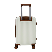 Valise de voyage de luxe, valise en PC durable, grande capacité, valise à roulettes d'extérieur, serrure TSA, design tendance