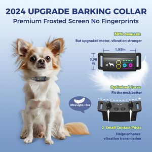 <span class=keywords><strong>Collar</strong></span> de ladridos sin golpes actualizado 2025, <span class=keywords><strong>Collar</strong></span> antiladridos de pantalla esmerilada Premium para perros pequeños y medianos, <span class=keywords><strong>Collar</strong></span> sin ladridos de tamaño pequeño - Product Image 5
