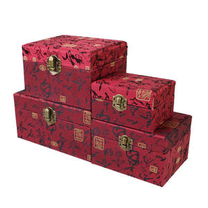 Boîte cadeau décorative en bois de style américain avec boucle en lingot, accessoire d'emballage pour boucles, serrures et autres articles - Product Image 6