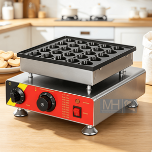 Plaque à crêpes en fer pour bébé, 25 trous, Mini Machine à crêpes en forme de cœur - Product Image 1