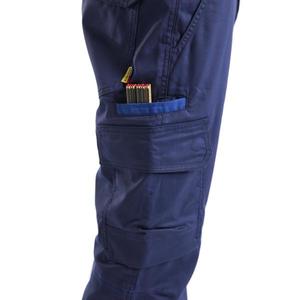 BLAKLADER - 144818328985C64 Pantalon d'industrie stretch avec poches genouillères Pantalon de travail bleu marine/bleu bleuet - Product Image 4