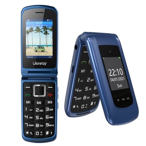 Telefono Cellulare Flip per Anziani di Facile Utilizzo e Buona Qualità, con Tasti Grandi, LCD Blu da 2,4 Pollici 1080P, Telefono Mobile GSM - Product Image 3