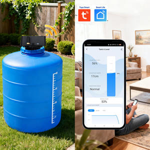 Medidor de Nivel Ultrasónico Solar Inteligente con Batería Integrada <span class=keywords><strong>y</strong></span> Sensor de Líquido WiFi para Riego Agrícola <span class=keywords><strong>y</strong></span> Monitoreo de Recursos Hídricos - Product Image 1