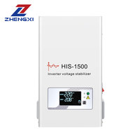 Régulateur de tension automatique (AVR) à onduleur 1KVA 800W, sortie 90V-310V 220V/230V, réponse rapide, onde sinusoïdale pure