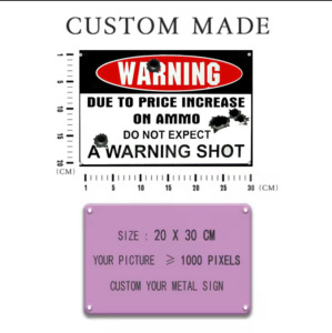 Panneau métallique rétro vintage personnalisé concave-<span class=keywords><strong>convexe</strong></span>, gaufré, imprimé offset, en tôle - Product Image 5