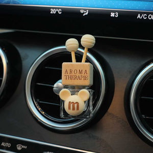 Ambientador Aromaterapia Aikun de 8ml, Cubo de Agua Transparente con Tapa de Madera para Salida de Aire Acondicionado de Coche, Perfume Esencial - Product Image 6