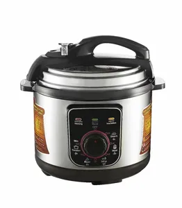 Wolfgang Puck kompor listrik Multi 10 In 1, panci Presto listrik 6Quart bahan baja tahan karat 6L