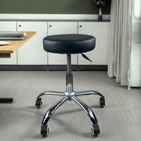 Chaise de bureau moderne réglable en hauteur avec roulettes, tabouret pivotant confortable pour salle à manger et bureau
