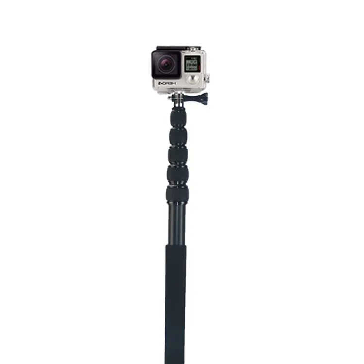 Long Telescoping Monopod 200cm 2m Selfie Stick For Travel 2400 Camera Stand Tripé Liga de alumínio Handheld Heavy Duty Pole