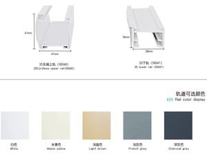 ม่านรังผึ้ง,ม่านหน้าต่างและประตูแบบแมนนวลไร้สาย - Product Image 3