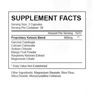 베스트 셀러 OEM 맞춤형 허브 자연 식품 등급 지방 손실 체중 관리 캡슐 기아 갈망 감소 보충제 - Product Image 3