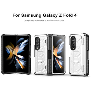 Custom Luxury 2in1 Pu Phone Cover Case Logo Case para <span class=keywords><strong>Samsung</strong></span> Z <span class=keywords><strong>Fold</strong></span> <span class=keywords><strong>4</strong></span> - Product Image 2