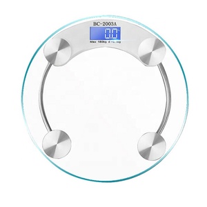 개인 체중계 디지털 유리 전자 저울 디지털 무게 스마트 스케일 - Product Image 1