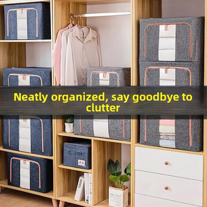 Organizador de Armario Multifuncional de Tela, Caja de Almacenamiento de Ropa y Edredones de Gran Capacidad, Cestas de Almacenamiento de Ropa, Venta al Por Mayor - Product Image 6